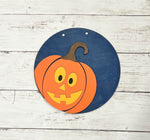 Pumpkin: 3D round door hanger A1983N