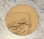 Frankenstein  3D round door hanger A1985N