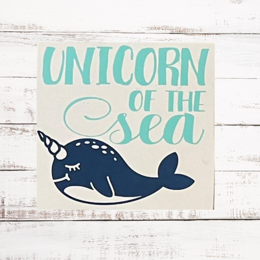 Unicorn of the Sea: Square Design A7574N
