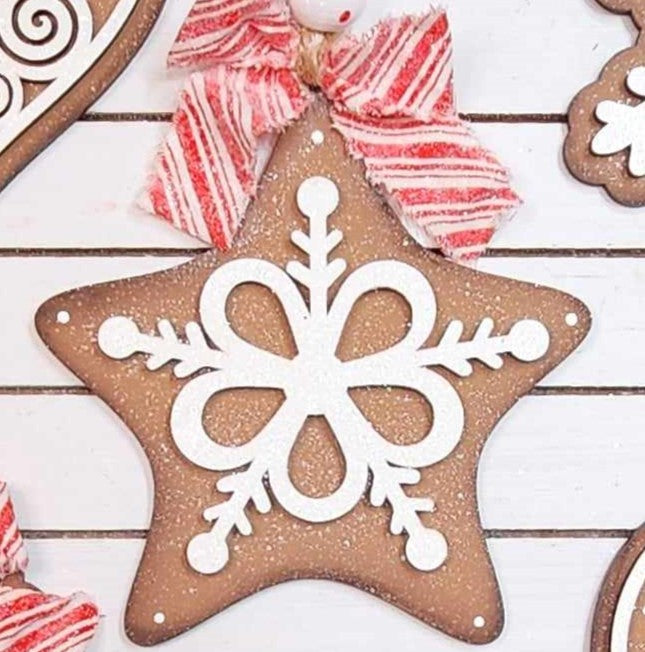 Gingerbread ornaments: 3D Ornaments