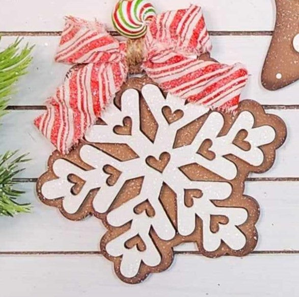 Gingerbread ornaments: 3D Ornaments