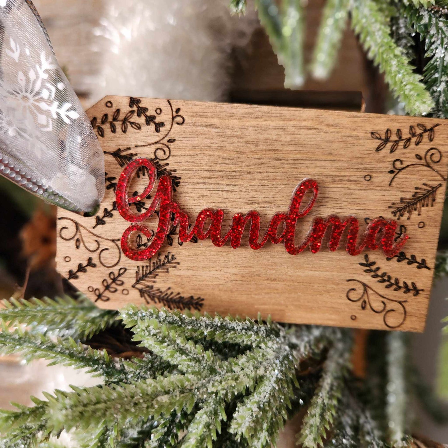 Engraved Stocking Tags:  3D Ornaments