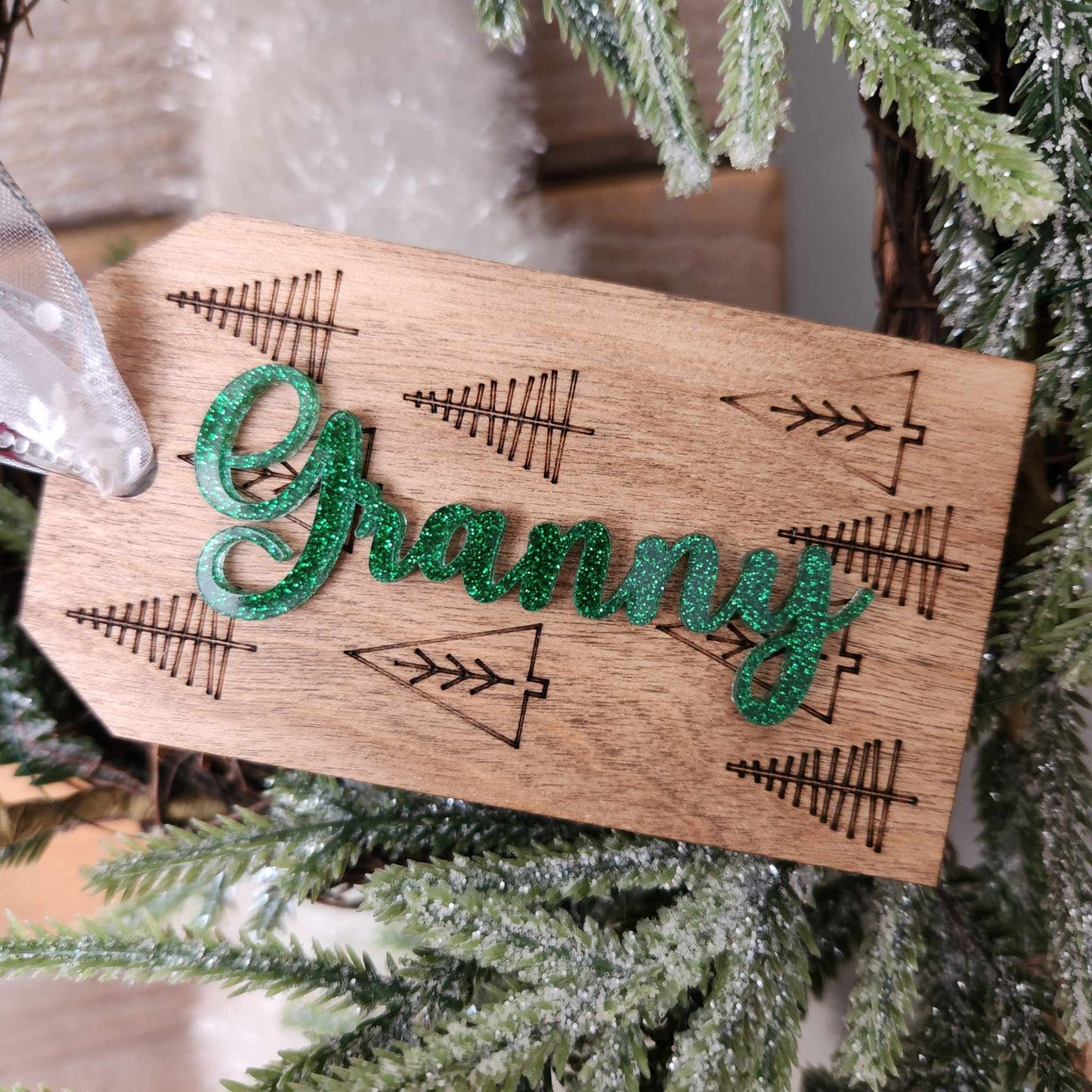 Engraved Stocking Tags:  3D Ornaments