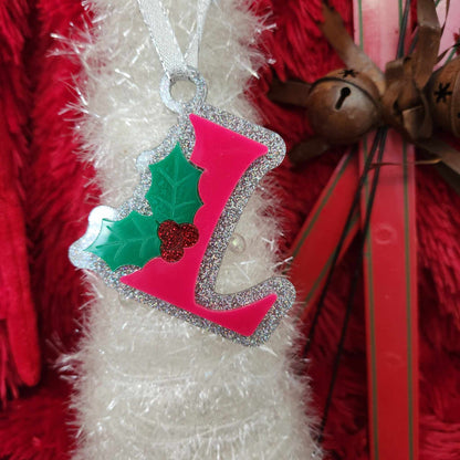 Santa Alphabet tags: 3D Ornaments