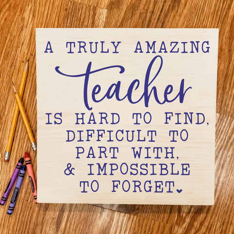 A truly amazing teacher: Square Design A1955N