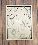 Christmas Lights Sign Duo: 3D Rectangle A5973N