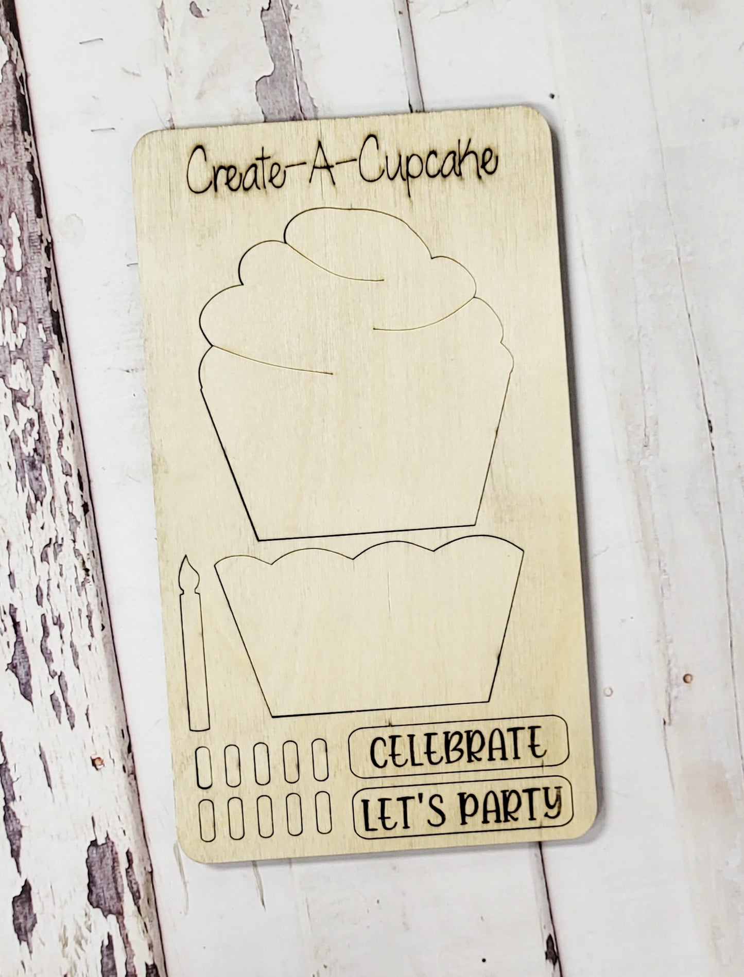 Create a Cupcake: 3D pop out kits A1929N