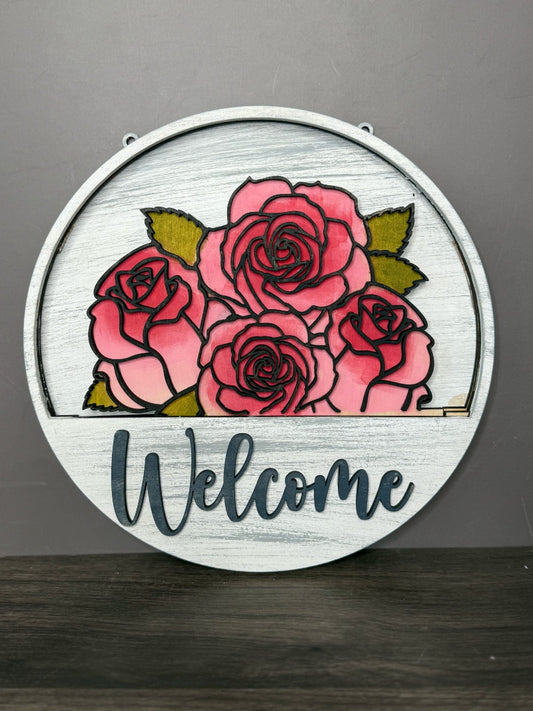 Roses Dropin A6251 3D laser project