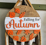 Falling for Autumn: 3D round door hanger