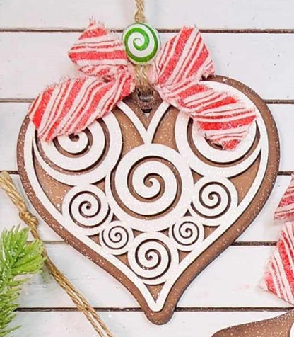 Gingerbread ornaments: 3D Ornaments