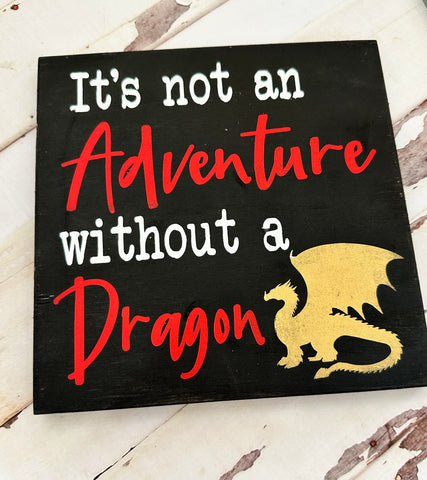 It's not an adventure without a dragon: Square Design A5847N