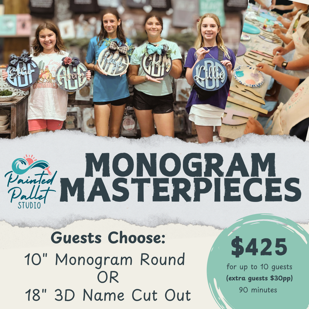 Youth Birthday Parties – Painted Pallet Studio