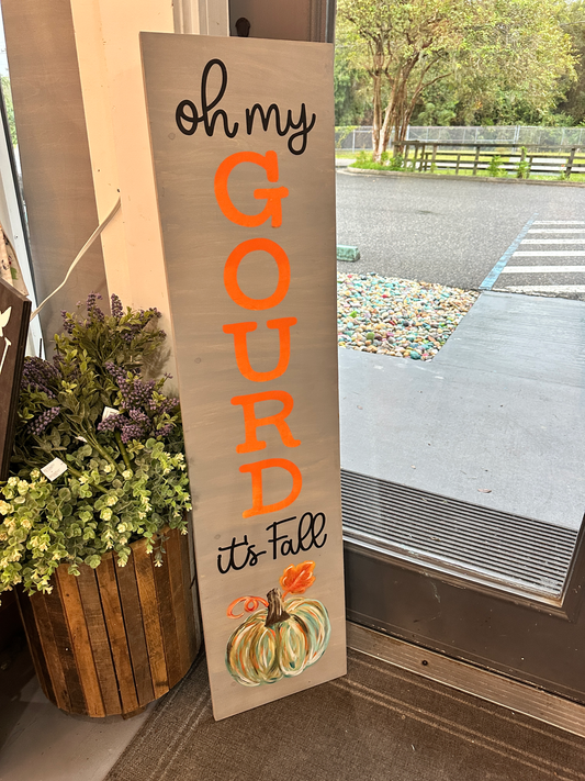 Oh my GOURD it's Fall: Plank Design