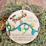 Families are like Christmas lights : 3D Ornaments A5970N