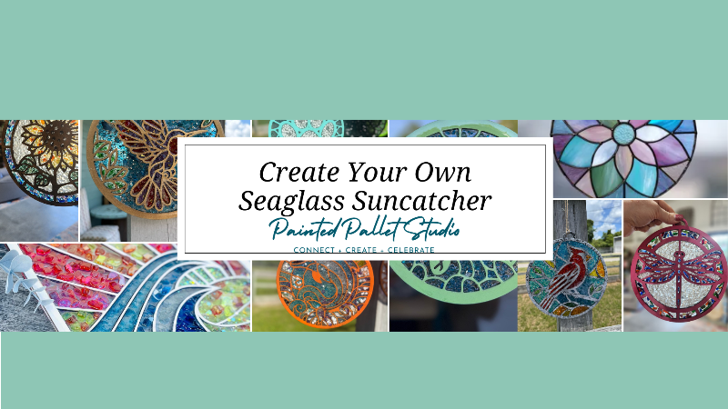 seaglass suncatcher graphic to create own project