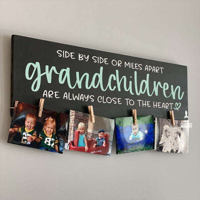 side by side or miles apart: grandchildren...: Plank Design