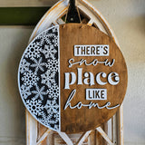 Snow Place Like Home: 3D round door hanger A5838N