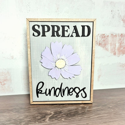 Bees & Blooms:  3D Sign trio