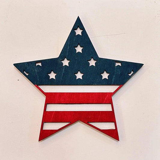 Star spangled star: interchangeable shapes
