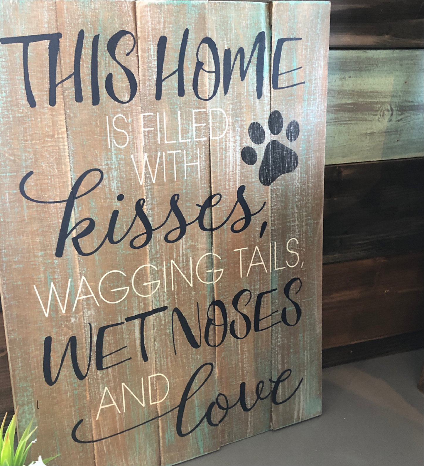 This home is filled with kisses: Rectangle A5643N