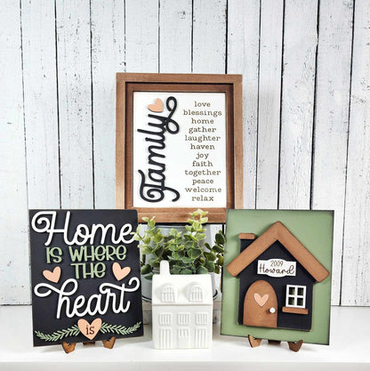 Home is where the heart is: Chunky Shelf Sitter