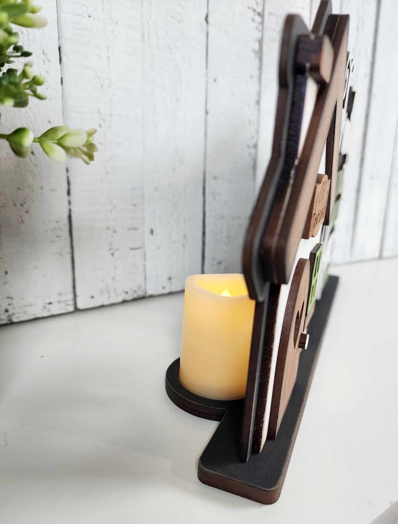 Home cloche votive holder: Chunky Shelf Sitter