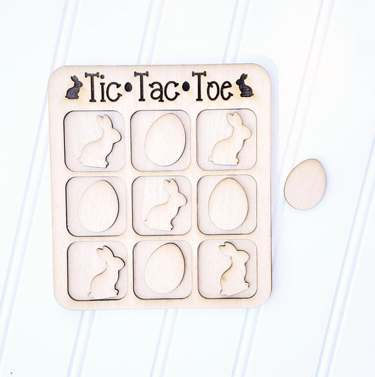 Easter Tic Tac Toe:  3D pop out kits A1831N