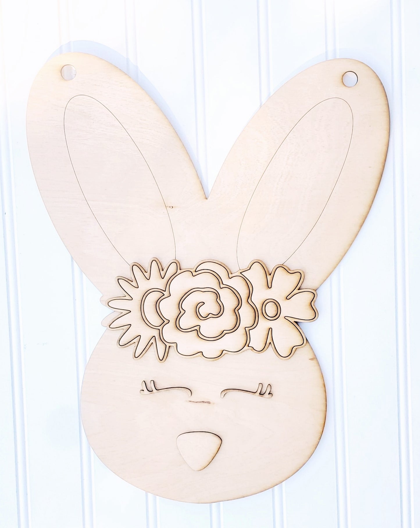 Spring Bunny: 3D Door hanger A1823N