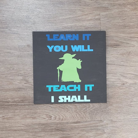 Learn it you will, Teach it I shall: Square Design A1241N