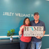 Personalized Home FLORIDA with name and coordinates: Plank A1608N