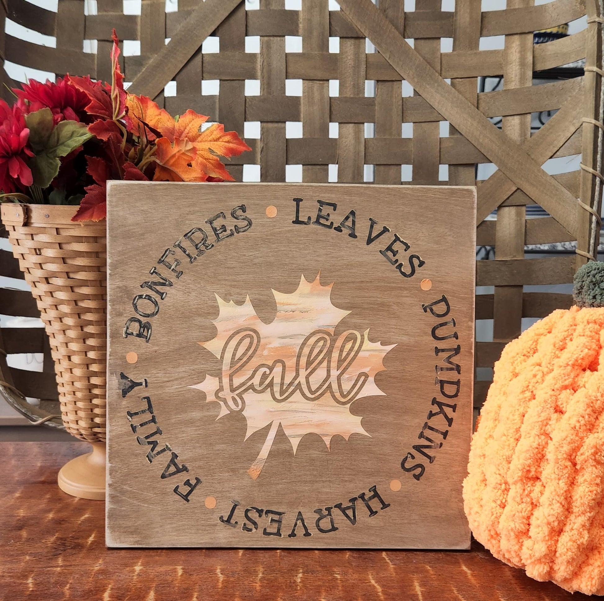 Fall: Square Design A1645N – Painted Pallet Studio