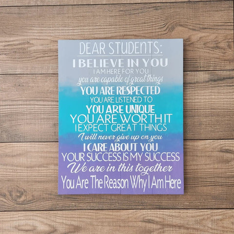 Dear Students: Rectangle A1355N