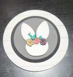 Shiplap Circle Pop-Out: 3D shiplap circle A1838N