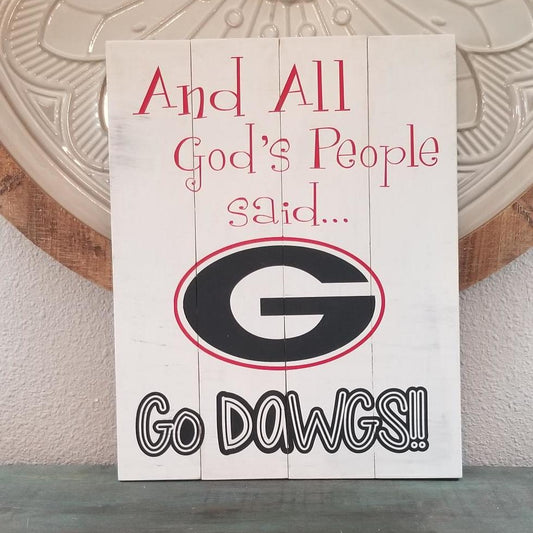 And All God's People said Go DAWGS!:    Rectangle A1351N