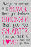 You are braver than you believe:   Rectangle A1352N