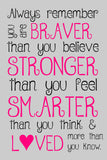 You are braver than you believe:   Rectangle A1352N