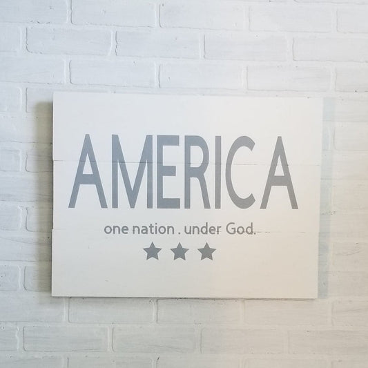 America One Nation Under God:   Rectangle A1350N