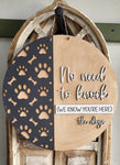No need to knock, we know you're here:  3D ROUND door hanger A1813N