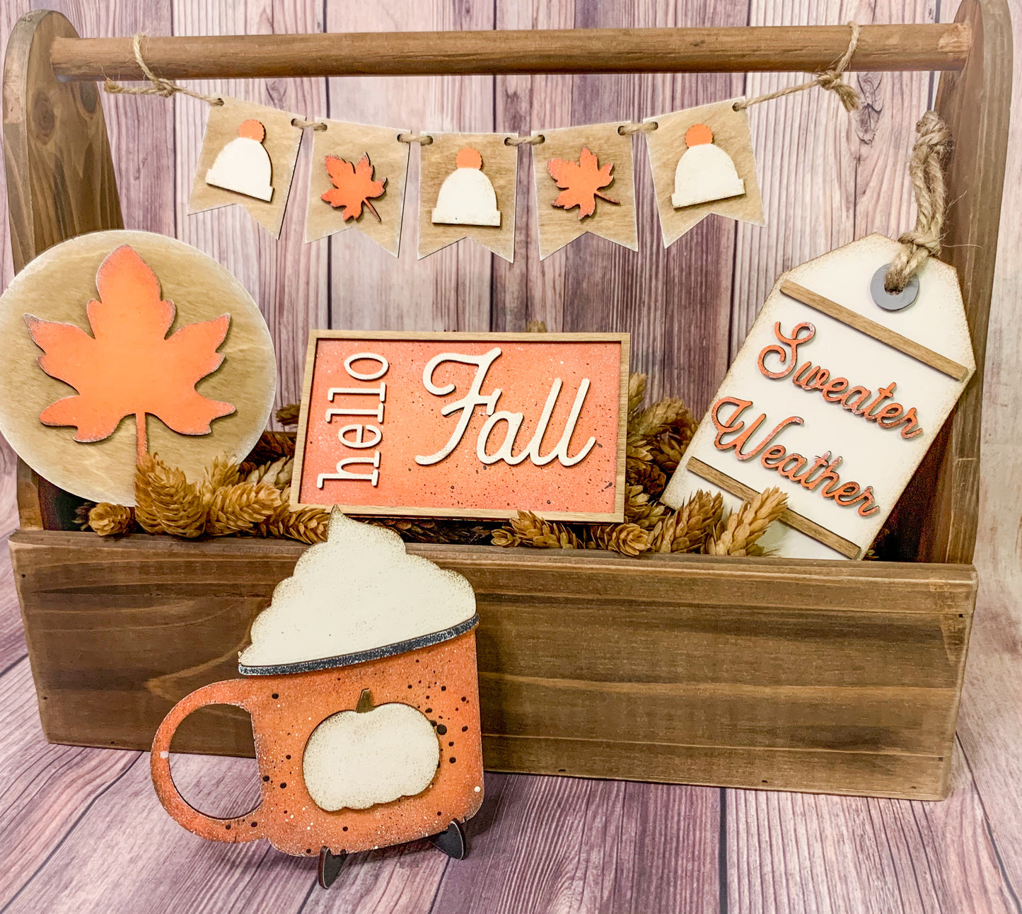 pumpkin spice: Laser Tiered Tray Collection A1692N