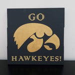 Go Hawkeyes: Square Design A1304N