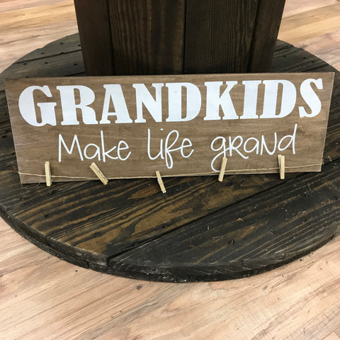 Grandkids Make life grand: Plank Design A1556N