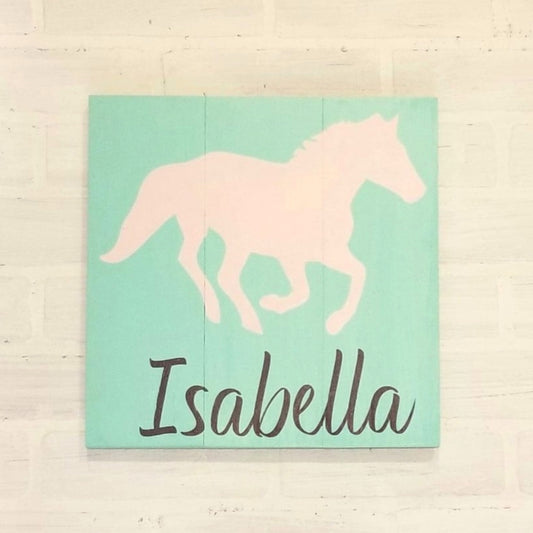 Horse with name, personalized | DIY Take & Make Kits A1591N