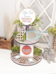 Cotton Tail Carrot Patch: Laser Tiered Tray Collection A1802N