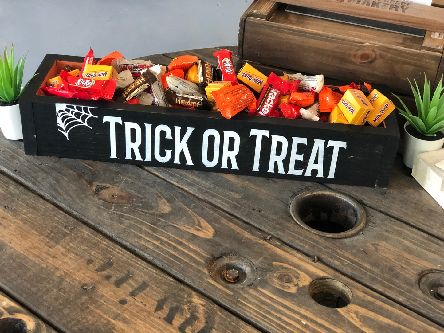Trick or Treat: candy planter box | DIY Take & Make Kits A1664N