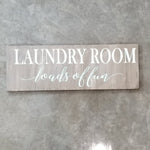Laundry Room loads of fun:  Plank Design A1283N