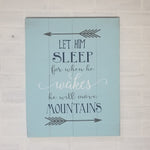 Let him sleep, for when he wakes he will move mountains:   Rectangle A1396N