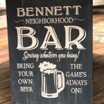 Neighborhood Bar_ Personalized: Rectangle A1649N