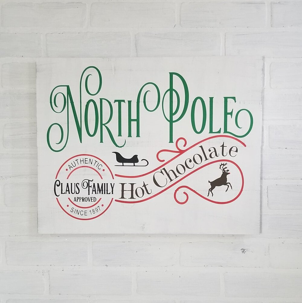 North Pole Hot Chocolate: Rectangle A1384N