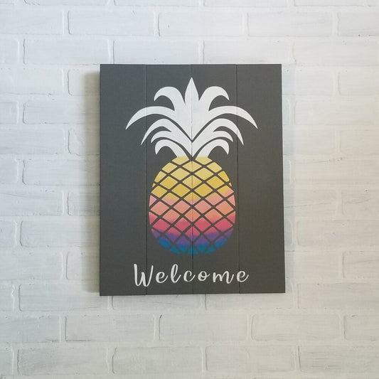 Pineapple welcome:  Rectangle A1375N
