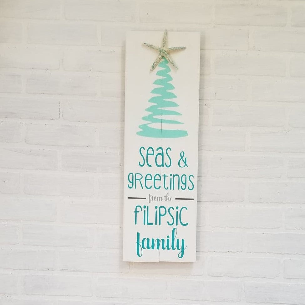 Seas and Greetings: Plank Design A1296N